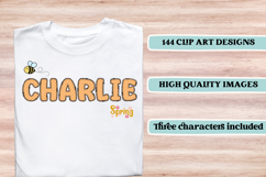 Spring Fling Alphabet png, letters doodle, spring clipart Product Image 6