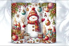 4 Christmas Seamless Tumbler Wrap 20 oz Product Image 5