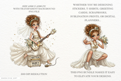 Cute Wedding Bride Clipart Product Image 2