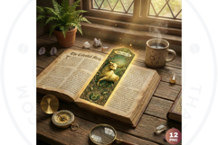 Art Nouveau Zodiac Clipart Astrology Bookmark Graphics Product Image 10