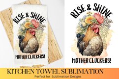 Rise &amp; Shine, Farmhouse Kitchen Towel, Kitchen Towel Product Image 1