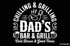 Dad&#039;s Bar &amp; Grill svg | Father&#039;s day Svg | Svg Files Product Image 1