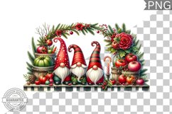 Christmas Gnome Sublimation - Clipart PNG Design Product Image 1