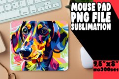 Playful Colorful Dog Wrap Sublimation Design PNG Product Image 1