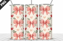 Lovely Hearts Tumbler Design | Valentine's Day Tumbler Wrap Product Image 5