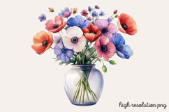 Watercolor Spring Garden Clipart PNG Product Image 1