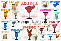 Summer Drinks PNG Clipart Product Image 1
