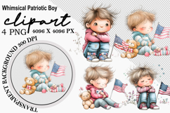 Watercolor 4th Of July Clipart png Watercolor png Product Image 1