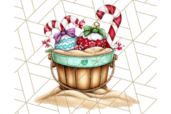 Christmas Penguins The Beach Clipart PNG, Tropical Holiday Product Image 4