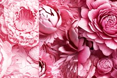 Watercolor Flowers Digital Papers Product Image 3