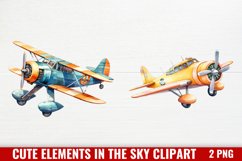 Cute Elements In The Sky And Space Clipart Product Image 1