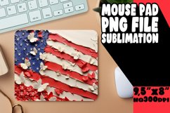 Patriotic Emblem Sublimation Mat Product Image 1