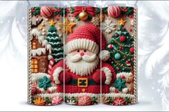 4 Christmas Seamless Tumbler Wrap 20 oz Product Image 2