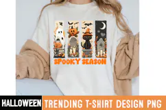 Spooky Season Sublimation,Spooky Season t-Shirt design Product Image 1