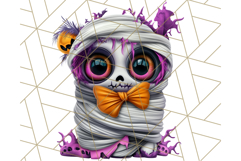 Spooky Cute Monster PNG Clipart, Adorable Halloween Monsters Product Image 4