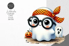Halloween clipart, Ghost clipart, Autumn clipart, Product Image 1