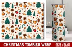 Christmas Tumbler Wrap Sublimation Product Image 1