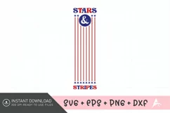 Stars and Stripes Porch Sign SVG, American Flag SVG Product Image 1