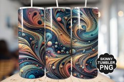 Closeup of Abstract Tumbler Warp - Tumbler PNG Design Product Image 1