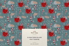 Christmas Patterns Santa Winter Print Digital Paper JPEG Product Image 12