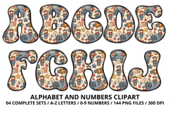 Vintage Toys Alphabet and Numbers PNG 300 DPI Product Image 2