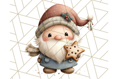 Watercolor Winter Gnome Clipart, Cute Gnome Christmas PNG Product Image 4