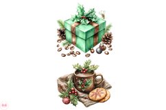 Christmas Coffee &amp; Planner Clipart Product Image 5