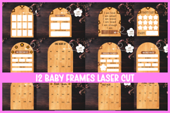 200 Baby Super Bundle - Wooden Nursery Decor Laser Cut Product Image 2
