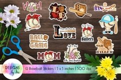 Baseball Sticker Bundle | Baseball MOM Stickers Product Image 1