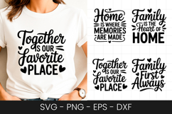 Together Is Our Favorite Place SVG PNG Product Image 1