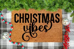 Christmas Vibes SVG, Merry Christmas SVG, Christmas Cut File Product Image 2