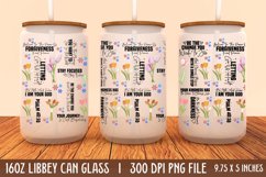 Motivational 16oz Can Glass Wrap, Libbey Glass Can Product Image 1