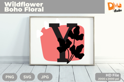 Wildflower Boho Floral Monogram Product Image 1