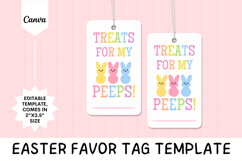 Editable Easter Hang Tag Canva Template - 6 Product Image 1