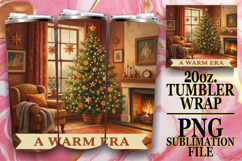 Cozy Gifts 20oz tumbler wrap, Holiday Product Image 1