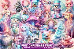 Mega Watercolor Christmas Clipart Bundle, Christmas Bundle Product Image 7