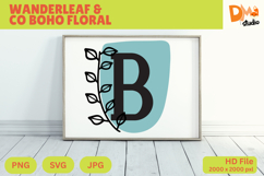 Wanderleaf &amp; Co Boho Floral Monogram Product Image 1