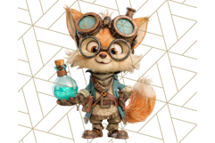 Forest Alchemist Animals Clipart PNG, Fall Animal Png Product Image 4