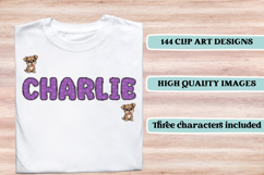 Puppies Patrol Alphabet png, letters doodle, puppies clipart Product Image 6