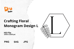 Crafting Floral Monogram Design Product Image 1