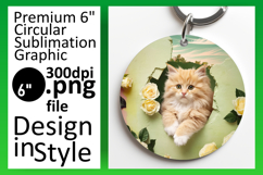Bright Circle PNG Car Coaster Template , Animals In Wall Product Image 1