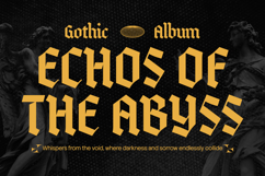 Quitestar - Modern Gothic Blackletter Font Product Image 10