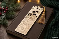 Wooden Jesus Bookmark Laser Cut | Glowforge | SVG Product Image 1