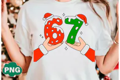 Christmas Six Seven Png, Funny 67 PNG Product Image 1