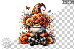 Halloween Gnome Sublimation - Clipart PNG Design Product Image 1