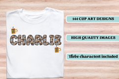 Father’s Day Alphabet clipart, father’s day letters doodle Product Image 6