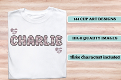 Mother's Day Alphabet clipart, mother’s day letters doodle Product Image 6