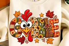 Gobble PNG, Funny Thanksgiving Turkey PNG, Thanksgiving PNG Product Image 3