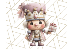 Playful Pink Nutcracker PNG, Pastel Christmas Clipart Product Image 4
