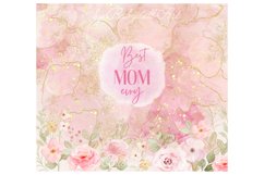 Best MOM ever Glitter 20 OZ Tumbler Sublimation Design PNG Product Image 2